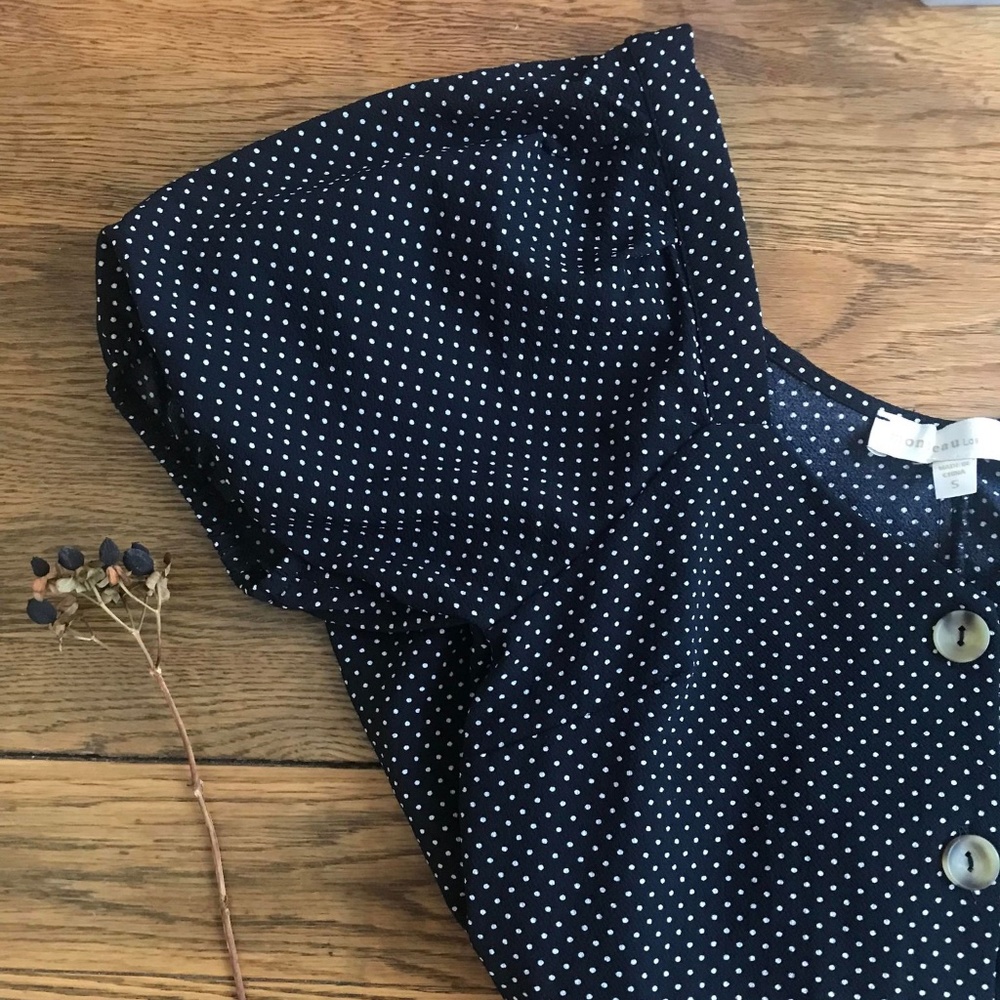 Polka dot Belted Jumpsuit
